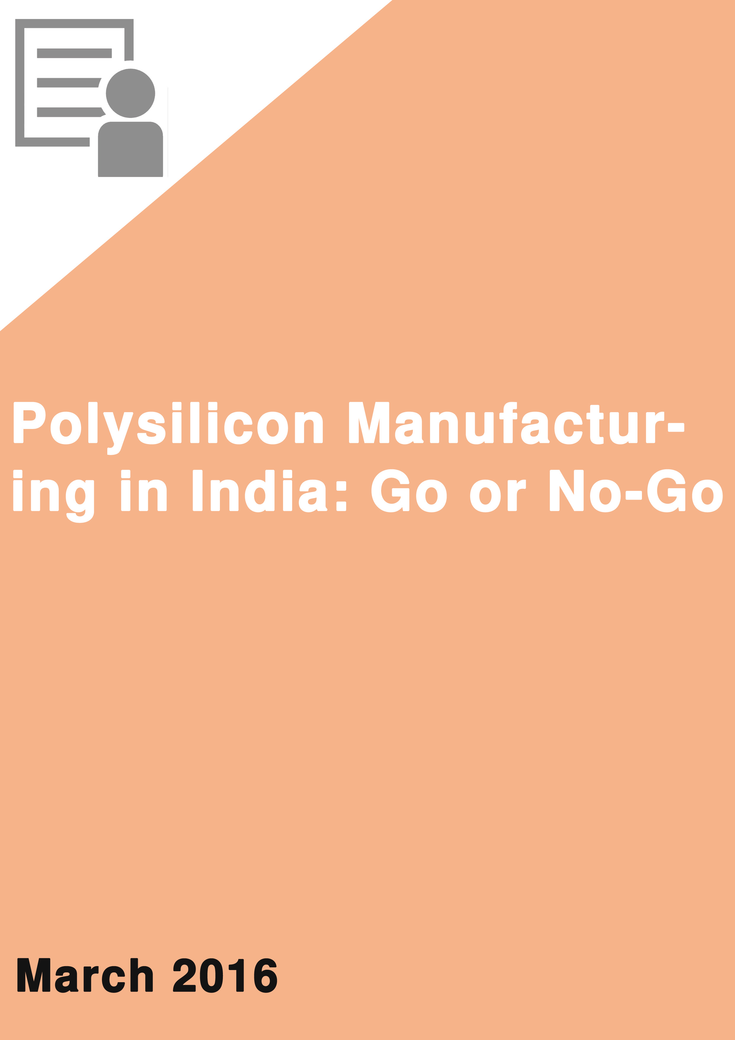 Polysilicon Manufacturing in India: Go or No-Go